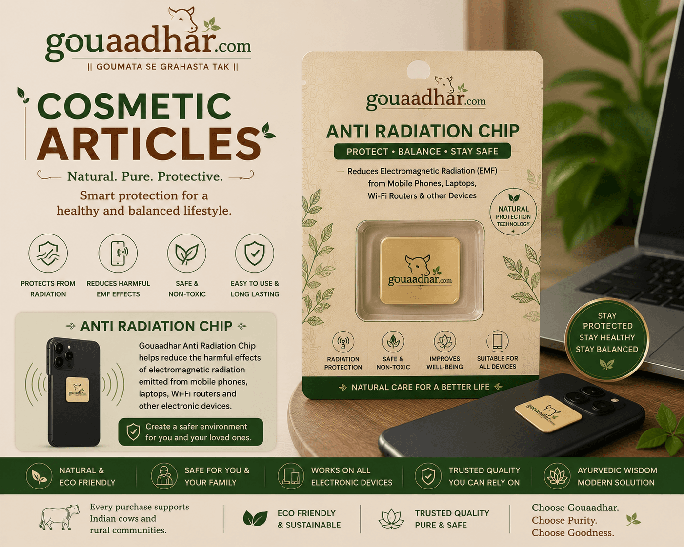 Anti radiation chip - రక్షా కవచం