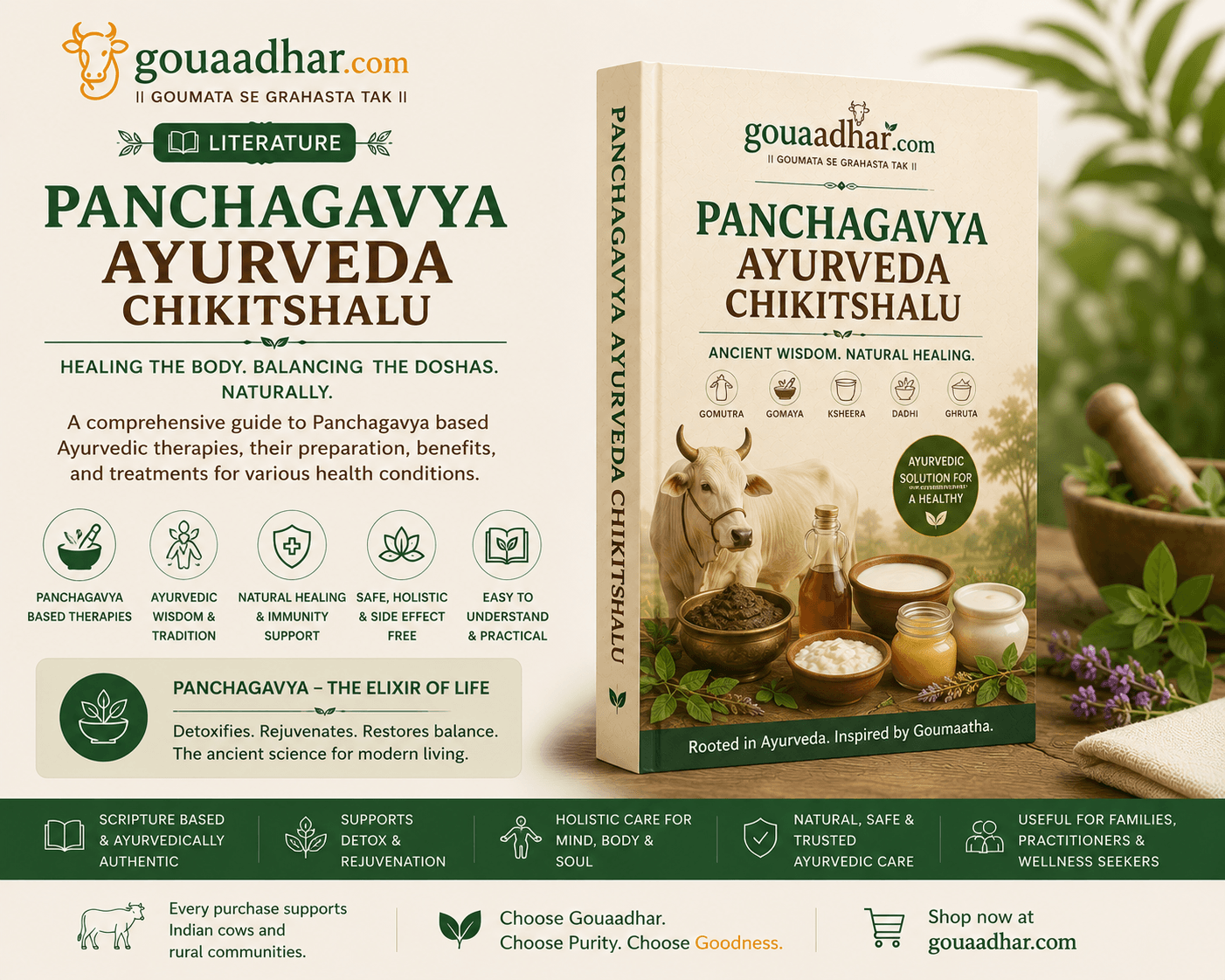 Panchagavya Ayurveda Chikitshalu  - పంచగవ్య ఆయుర్వేద చికిత్సలు