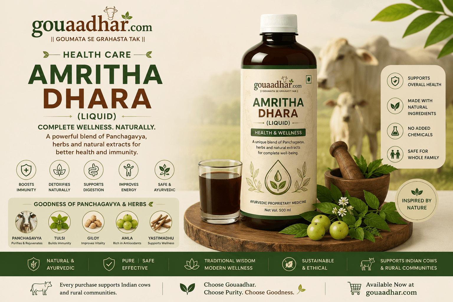Amritha dhara (liquid) - అమృత ధార(ద్రవ)